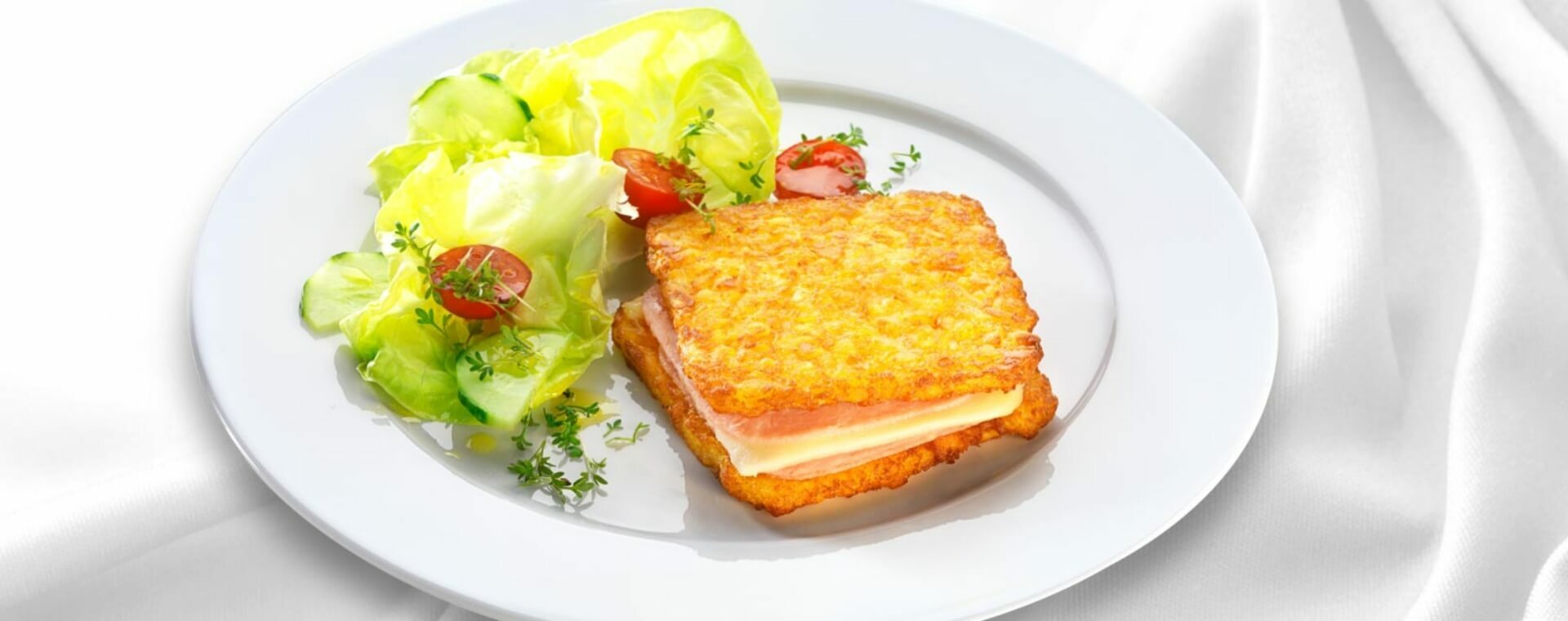 Toast di Rösti croccanti 11er con cuori di insalata