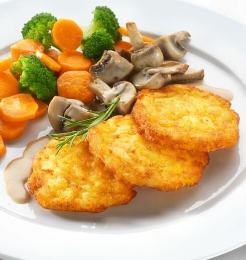 11er Knapperige rösti in champignonroomsaus Image