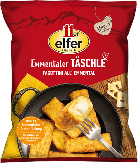 11er Rösti Pockets with an Emmental cream filling