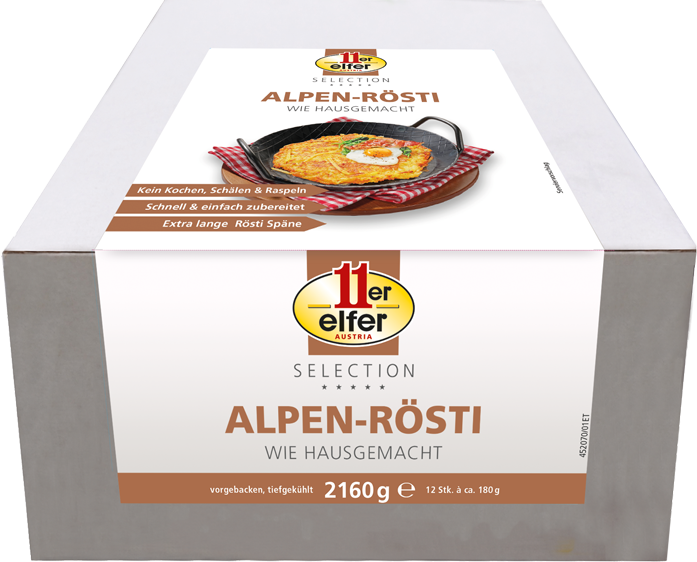11er Alpen Rösti zoals zelfgemaakt
