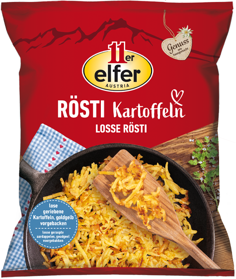 11er Pommes röstis, râpées