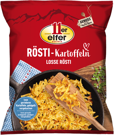 11er Rösti-Kartoffeln, fein gerieben