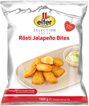 11er Rösti-Snack Cheddar e Jalapeño Image