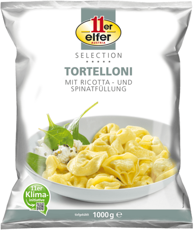 11er Tortelloni mit Ricotta und Spinat