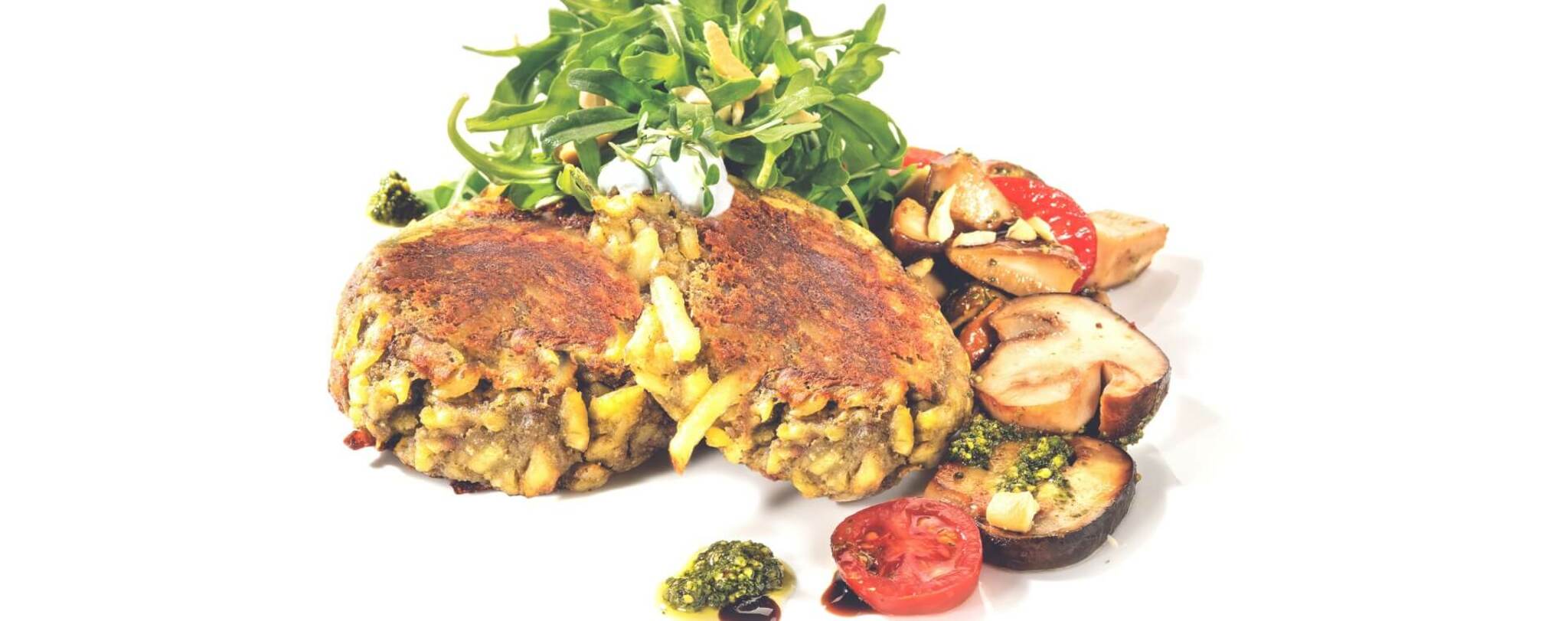 11er Rösti-Kartoffeln&nbsp;|&nbsp;als Protein-Laibchen mit Kräuterseitling-Duxelles