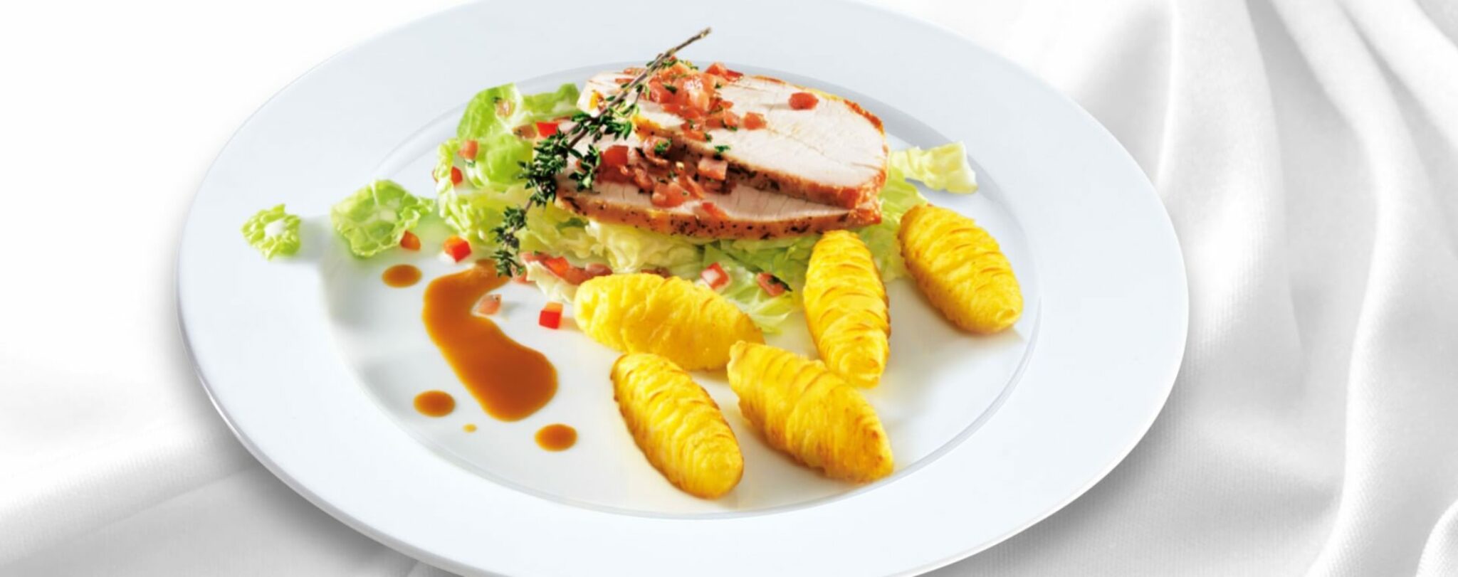 11er Knusper-Kroketten mit Karree Braten
