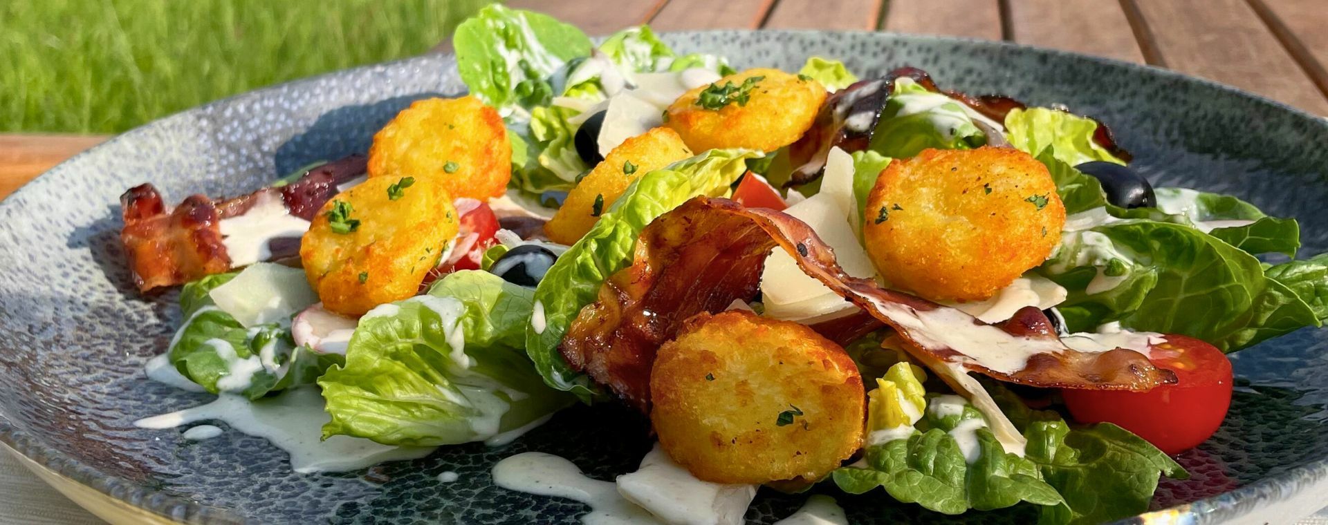 Ceasar Salad mit 11er Mini Rösti