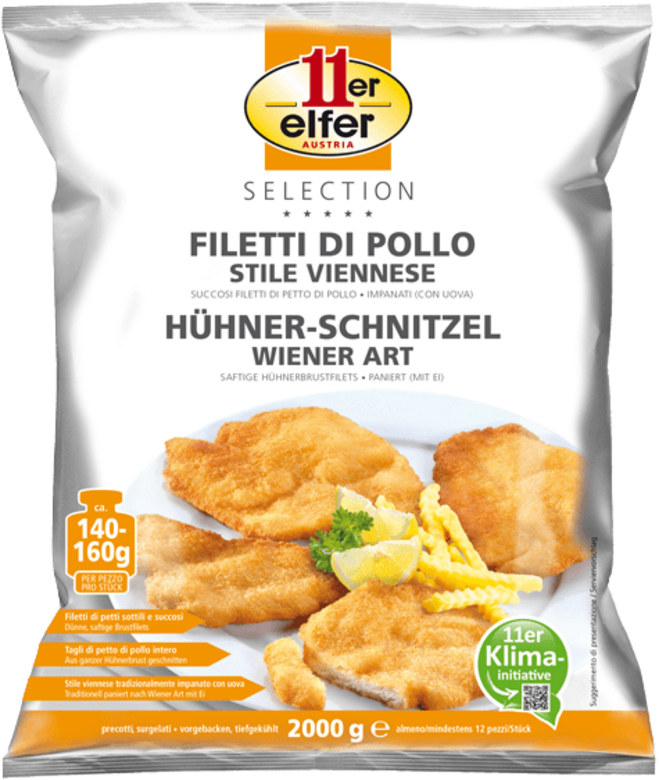 11er Hühner Schnitzel Wiener Art