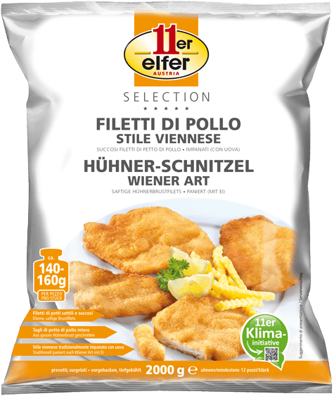 11er Hühner Schnitzel Wiener Art