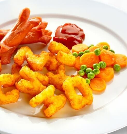 Rösti ABC 11er con salsiccia viennese e misto di carote e piselli Image