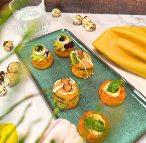 3erlei gefüllte 11er Rösti Tartelettes Image