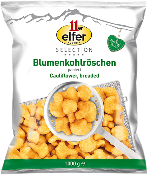 11er Blumenkohlröschen paniert
