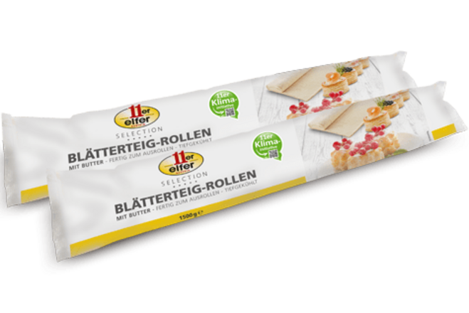 11er Blätterteig Rollen