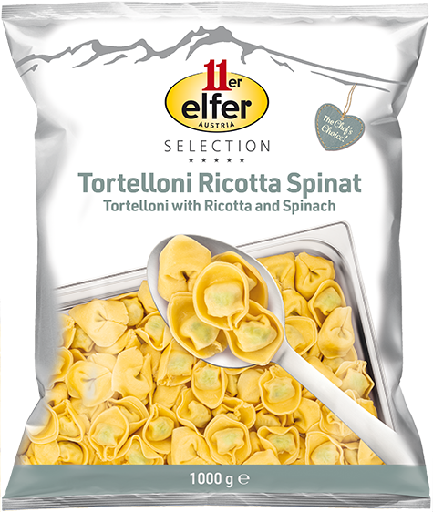 11er Tortelloni mit Ricotta und Spinat