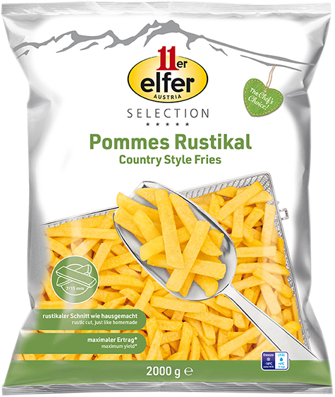 11er Rustikal Frieten net als zelfgemaakt