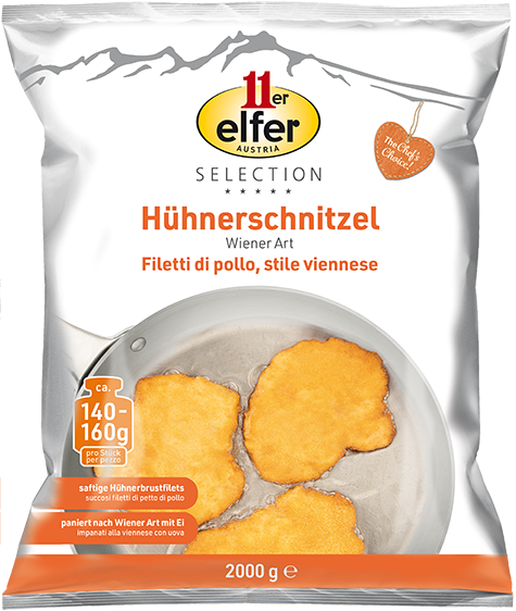 11er Chicken Schnitzel, Viennese Style