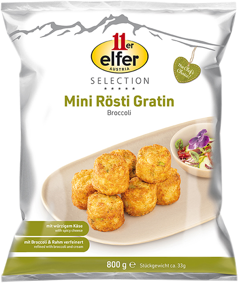 11er Mini Rösti - Gratin met Broccoli
